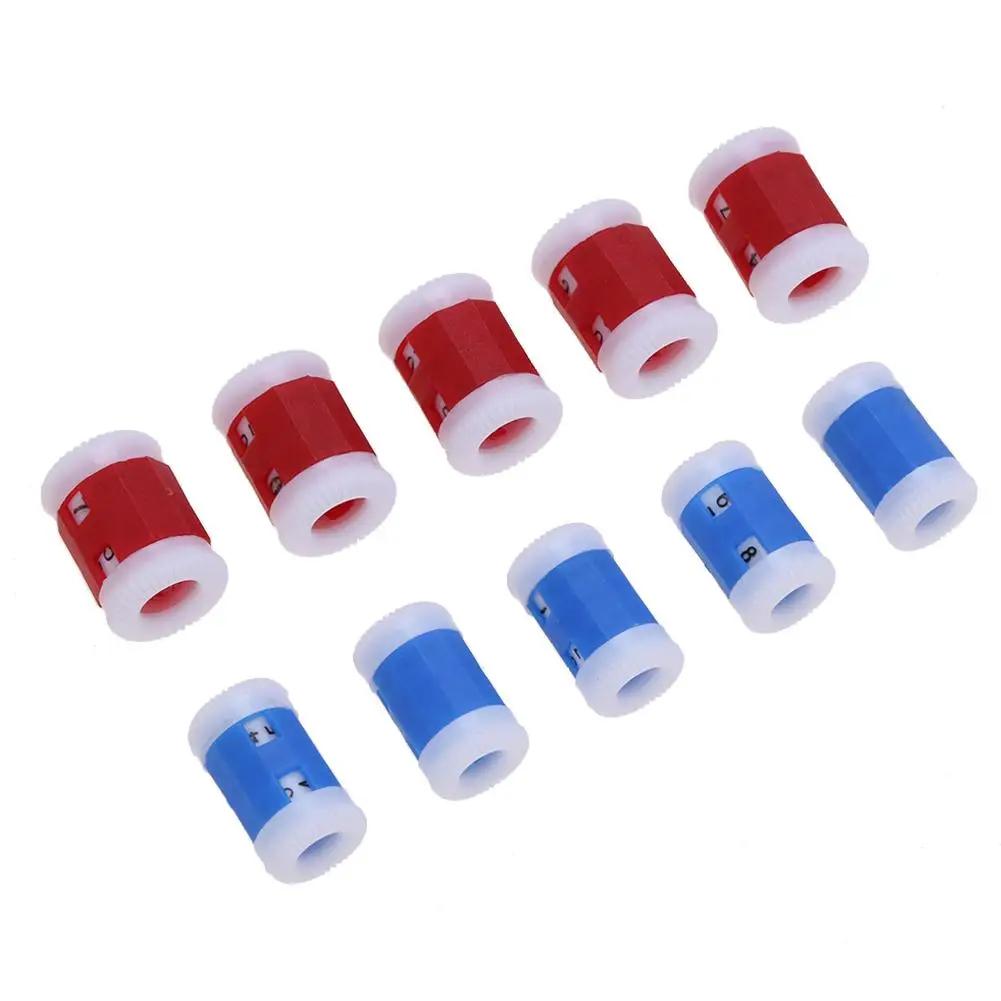 10 pçs pequeno/grande crochê tricô linha contador diy ferramenta de roupas manual tricô linha contador redondo ponto tecelagem ferramenta e5m1 novo - Image 1