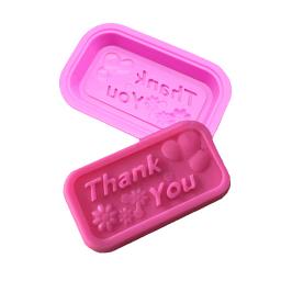 Molde de silicone sabão natural e sabonete artesanal, pequena coreia do sul para fazer massas bolos, obrigado por forma - Image 5