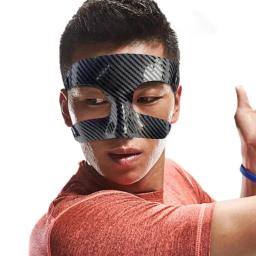 Protetor facial para futebol e softball, Nariz Guarda, Face Shield, Protetor facial ajustável, Proteção facial abrangente - Image 4