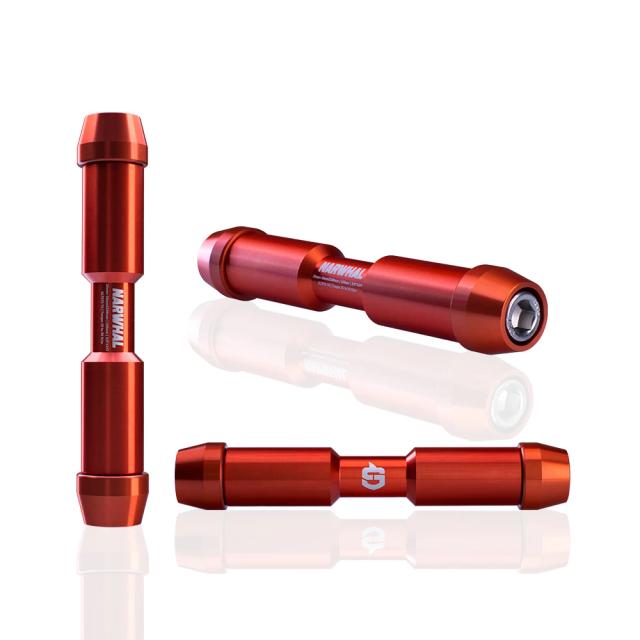 Gateshark Eixo Passante Bicicleta Alumínio 7075 Conversão 20mm para 10mm Cores Narval