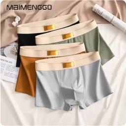 4 pçs roupa interior masculina algodão boxershorts hombre calcinha homem respirável sexy esportes conforto masculino boxers tamanho grande L-7XL - Image 2