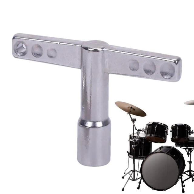 Chave de Afinação para Bateria em Metal: Ferramenta Portátil de Precisão em Liga