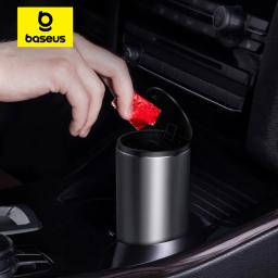 Baseus-Mini Car Lixo Bin, Auto Poeira Organizador, Interior Lixo Bag, Recipiente de Lixo, Caixa De Armazenamento, Balde, Acessórios - Image 1