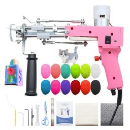 Pistola de tufos 2 em 1, pistola elétrica para tufos de carpetes, pode fazer tanto corte de pilha e pilha de laço, pistola manual, tecelagem de carpetes, ferramentas elétricas de flocagem - Image 5
