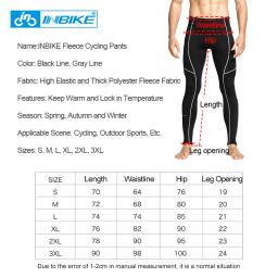 Inbike calças de inverno dos homens velo quente legging calças apertadas roupas fitness correndo traving bicicleta outwear esporte crossfit - Image 6