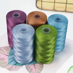 Nylon Fio De Poliéster para Crochet Sacos Chapéus Almofadas, Fio DIY, Corda Oca, Macramé Artesanato, 100g, 1.5mm - Image 6