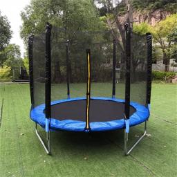 Rede de proteção longa vida útil náilon respirável redondo trampolim substituição gabinete de segurança-rede trampolins guarda net para jardim - Image 5