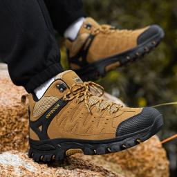 Homens caminhadas sapatos de escalada tênis unisex botas esportivas ao ar livre homens trekking sapatos de montanha atlético - Image 4