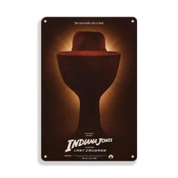 Indiana Jones and the Last Crusade Sinal de Metal, Pôster do filme Clássico, Retro, Decorativo, Bar, Clube, Decoração industrial - Image 4