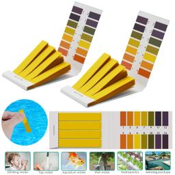 PH Test Strips for Aquarium, Cosmetics Soil Acidity Test Strips, Measuring Tool, 1 a 14 Cosmetics, 80Pcs - Image 1