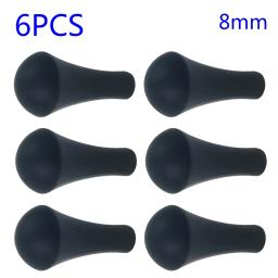 6 pçs segurança de tiro com arco borracha macia pontas duplas dicas seta prática acessórios para 6mm 8mm diâmetro externo eixo seta - Image 6