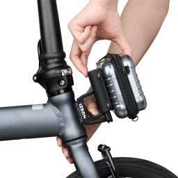 Muqzi saco de armazenamento dianteiro da bicicleta saco para brompton dobrável saco transportadora bloco frente transportadora adapte acessórios ciclismo - Image 2