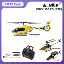 Novo avião esky 150ec rc 1:68 4 canais 6 eixos mini helicóptero rc 2.4g rc ec135 modelo de avião altitude hold lo hi modo presente - Image 1
