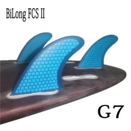 BiLong-FCS II G7 Prancha de Surf, Tri-Fin Fiberglass, Quilhas Elétricas Surf Weatherboard, Windsurf Fins, Fibra de Vidro - Image 5
