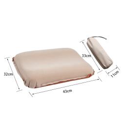 Westtune-Portátil Camping Pillow, auto Inflar Dormir, 3D Esponja Ultraleve, Compacto, Viagem ao ar livre, Pescoço Travesseiro - Image 6