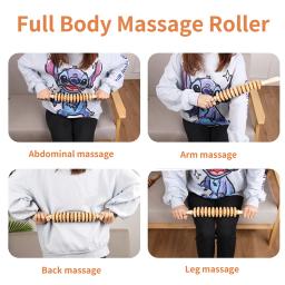 Rolo de massagem dobrável de madeira, ferramentas massageadoras de terapia de madeira, drenagem linfática, ponto de gatilho de celulite, liberação muscular manual, 1 peça - Image 6
