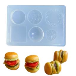 Lanches forma animal, molde para artesanato, resina epóxi, molde para bolo, comida flexível, molde para brinquedos - Image 2
