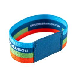 Pulseira elástica inteligente com chip código qr nfc rfid tecido feito sob medida visita em clube de seda disponível para festivais de conferências anuais - Image 6