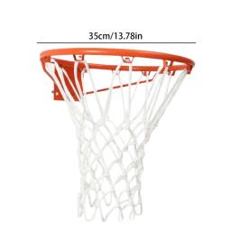 Aro de Basquete de Parede, Rede Goal Rim, Interior e Exterior, Rede de Cesto Suspenso, Rede Esportiva, 35 cm, 45cm - Image 6