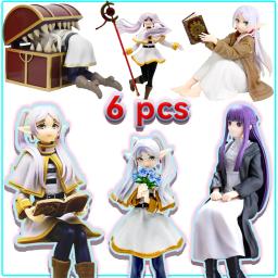 2025 frieren além do fim da jornada anime menina figura macarrão rolha sousou no frieren figura de ação modelo colecionável boneca brinquedos - Image 1