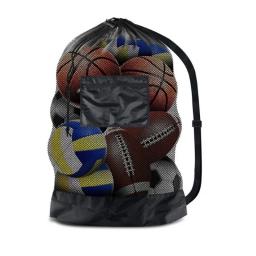 1pc extra grande saco de bola esportiva futebol basquete cordão tênis vôlei saco armazenamento ombro único fácil de transportar - Image 1