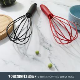 10-12 Polegada Silicone Waters Manual Casa Cozinha Ferramentas De Cozimento Egg Bllender Creme Disater - Image 3