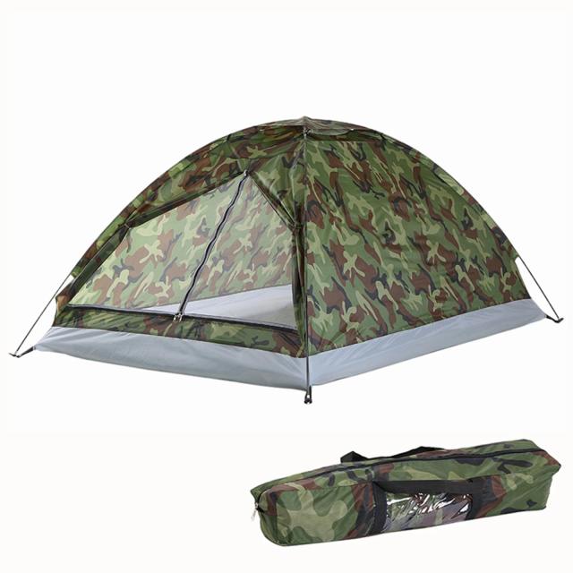 Tenda de Poliéster Ultralight para Caminhadas - Ideal para 1 ou 2 Pessoas, Compacta e Prática com Estrutura de Fibra de Vidro