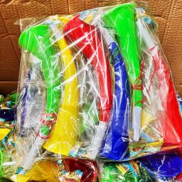 Plastic Handheld Air Cheering Chifre para Futebol, Party Theme Game, Cheerleading Props, Fãs da Copa do Mundo, 2pcs - Image 4