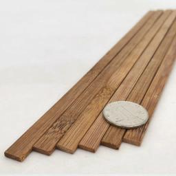 Varas de bambu multitamanho, varas de madeira, modelo de construção inacabado, artesanato manual, 40 peças - Image 5