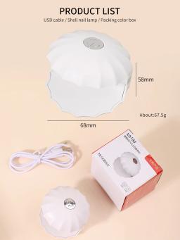 Mini prego lâmpada manicure ferramentas cabine uv led unha gel polonês máquina uv luz para unhas onda de secagem profissional prego-fazer secador - Image 6