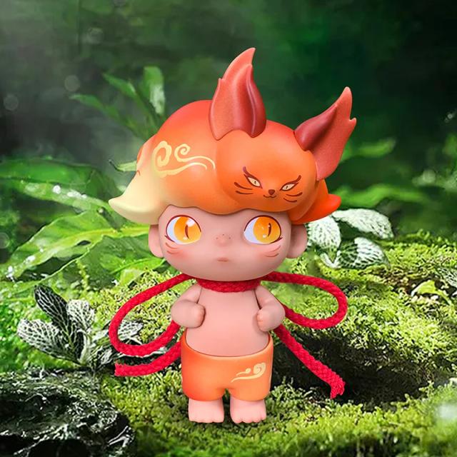 Dimoo Fairyfox e Mozilla Ver Anime: Figuras de Ação Kawaii para Colecionadores, Edição Limitada de 200 Unidades, 18cm de Cute Design Perfeito para Presentes e Hobbies