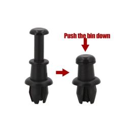 Carro Clips Retainer para Tronco, Preto Veículo Tronco, Bagagem Rack Gancho, Pivot Fastener Buckle, Interior Cartão Guarnição, forro da porta, braçadeira fixa, 2 pcs, 4pcs - Image 2