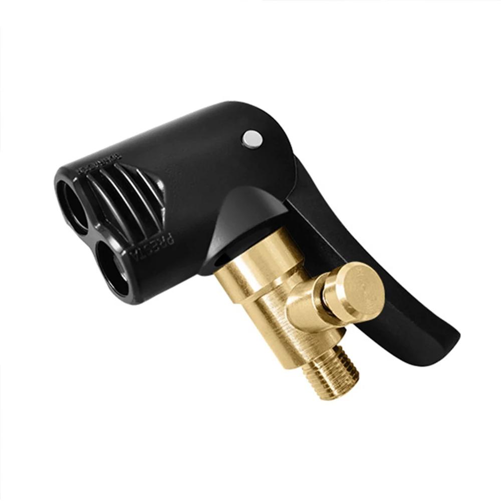 Bomba De Latão De Bico De Ar Portátil Do Pneu De Bicicleta, mandril Inflável, Conector De Válvula, Adaptador, Peça De Válvula De Roda - Image 1