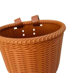 Cesta de bicicleta retro com alças para crianças, armazenamento de bicicletas, acessórios infantis, acampamento ao ar livre, ciclismo, equitação - Image 5