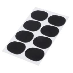 8 Peças Almofada Boquilha 0.5mm 0.8mm Boquilha Patches Pack para Alto e Saxofone e Clarinete, Cor Preta - Image 5