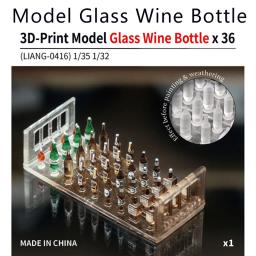 1/35 1/32 cena militar modelo garrafa de vinho de vidro 3d impressão hobby que faz acessórios - Image 1