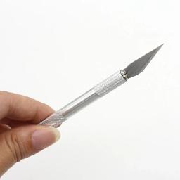 9 lâminas artesanato arte faca de corte diy escultura faca estêncil pontuação hobby cinzelamento modelo reparação escultura bisturi faca - Image 2