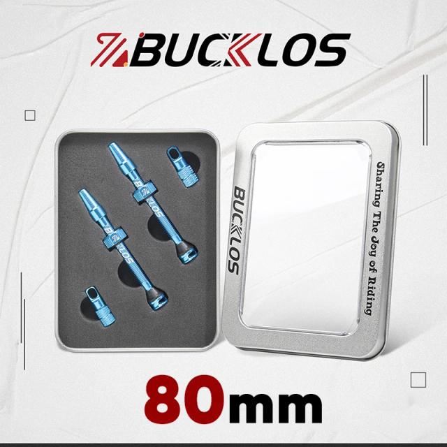 Bucklos Válvulas Sem Câmara 40mm/44mm Presta Liga de Alumínio Ciclismo Acessórios