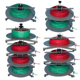 Ferramentas alimentadoras de fios rotativos Cabo de disco giratório Máquina de alimentação de bobina Máquina de corte de decapagem 1 2 3 4 Camadas - Image 1