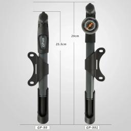 Giyo GP-991 bomba de bicicleta portátil eieio 120psi alta pressão mini inflator com calibre presta/válvula schrader acessórios da bicicleta - Image 3