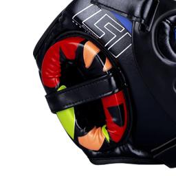 PU Sanda Boxe Capacete para Crianças, Proteção Espessada, Adulto Taekwondo Headguard Set, Artes Marciais Headguard - Image 6