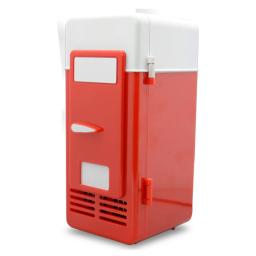 Portátil Mini USB 5V Refrigerador, Bebida, Bebida, Latas, Refrigerador, Aquecedor, Refrigerador para Carro, Laptop, PC, Computador, Preto, Vermelho, 2024 - Image 5