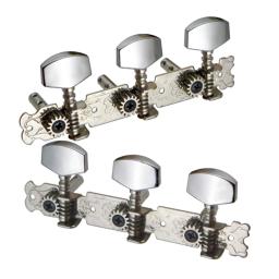 Metal Guitar Parts Cabeças de máquina, Tuning Pegs, Tuners, Chaves, Acessórios clássicos, 3L, 3R - Image 1