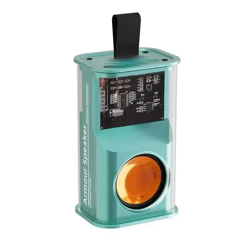 K08 Wireless Mecha alto-falantes, Shake The Bass, Transparente Bluetooth, Stereo Surround alto-falantes, Audio Player, Alto-falante para Allphones - Image 1