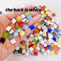 50 peças 1cm arte criativa cores misturadas peças de mosaico cristal multi mistura opção de cores diy artesanal material de montanha-russa curso de vaso - Image 4