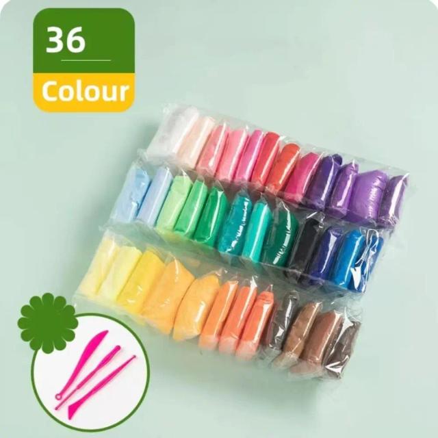 Artesanato Colorido: Materiais e Ferramentas para Criar com Argila Leve e Plasticina em Diversas Cores para Crianças