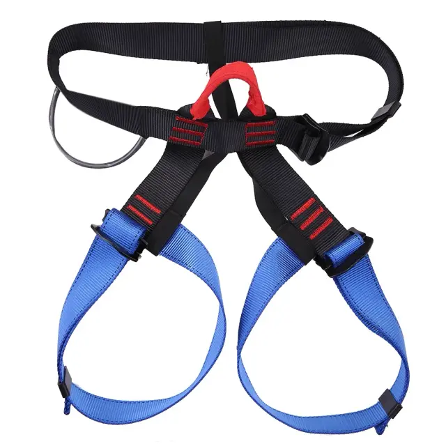 Arnês de Escalada para Atividades ao Ar Livre - Cinto de Segurança para Meio Corpo, Equipamento Profissional de Sobrevivência Aérea