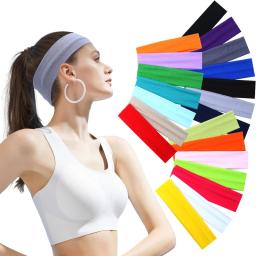 Headbands elásticas esportivas para mulheres, elásticas, doces, moda, sweatbands para fitness, ioga, corrida, ciclismo, pacote 10 - Image 5