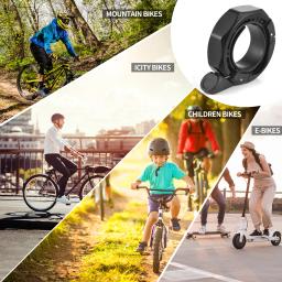 Campainha de bicicleta elétrica com som nítido, acessórios para mountain bike e road bike - Image 6