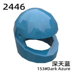 Blocos de construção de grânulos pequenos, compatíveis com 2446, tecnologia de capacete de motocicleta, suporte, acessórios moc, conjunto de peças de montagem, tijolo - Image 6